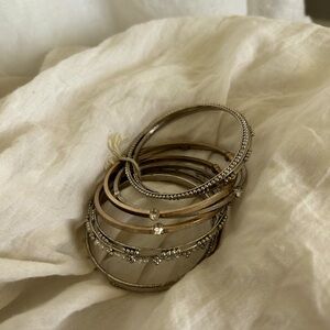 gold and silver bangles